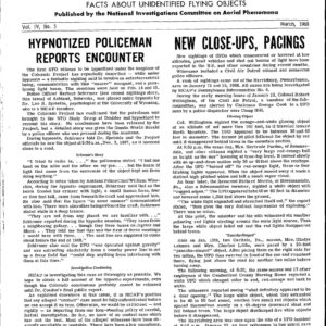 Rev.UFO Investigator,March 1968