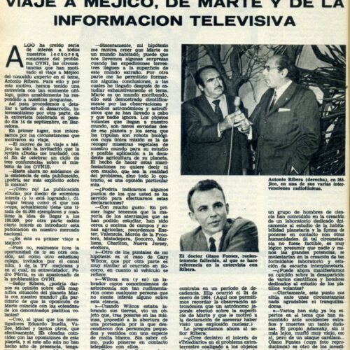 Ribera,Antonio,Entrevista 1971,Mexico - Imagen 1