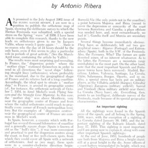 Ribera,UFO Survey Spain,FSR63V9N1