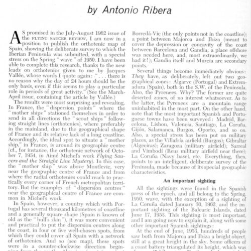 Ribera,UFO Survey Spain,FSR63V9N1 - Imagen 1