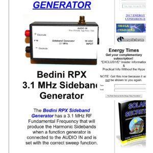 Rife-Bedini machine