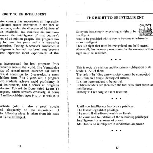 Right to be Intelligent-A - Imagen 1