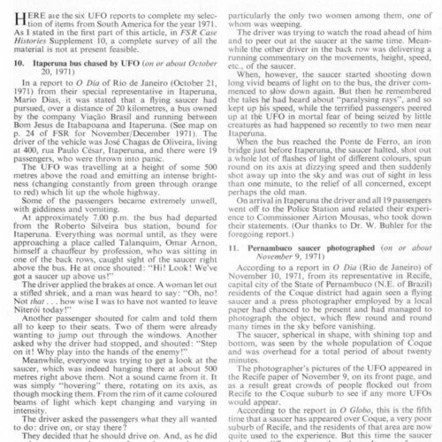 Rimes,UFO from the sea 1971,Brazil,FSR-CH 1972 N 11 - Imagen 1