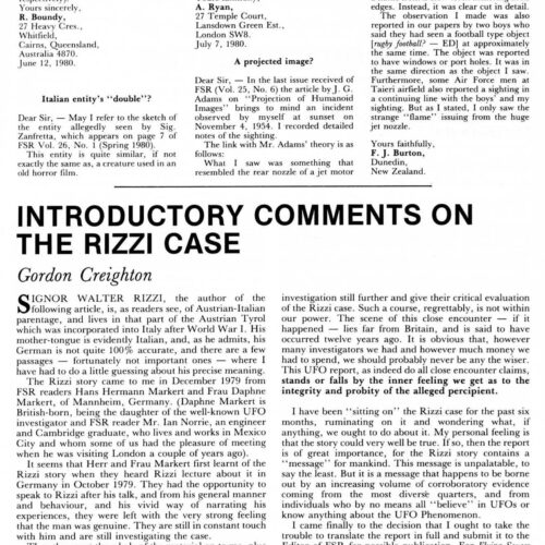 Rizzi,Alien Hermit 1942,Italian Dolomites,FSR80V26N3 - Imagen 1