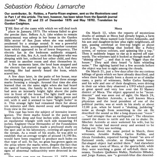Robiou,UFOs 1975,Cattle Mutilations,Puerto Rico-2,FSR76V22N6 - Imagen 1