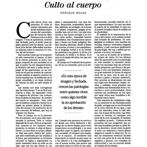 Rojas,Culto al cuerpo - Imagen 1