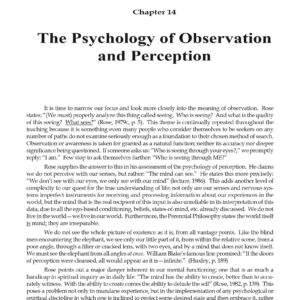 Rose,Psychology Observer,Chapter 14
