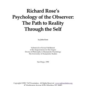 Rose,Psychology of the Observer,John Kent