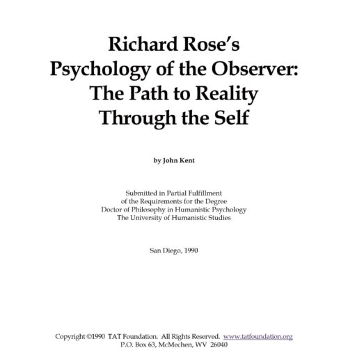 Rose,Psychology of the observer,path to reality through the self - Imagen 1