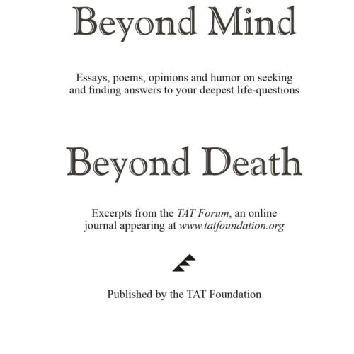 Rose,Richard,Beyond mind,beyond,death,excerpts - Imagen 1