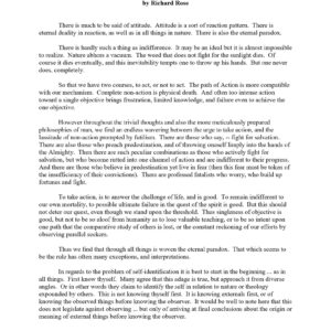 Rose,Richard,On the reaction to problems