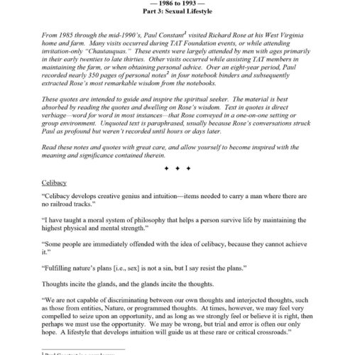 Rose,Richard,Sexual lifestyle - Imagen 1