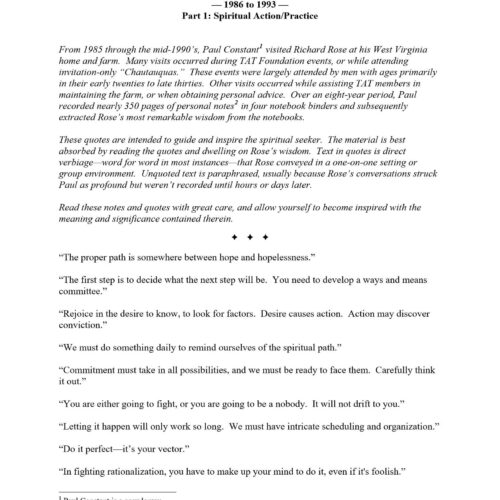 Rose,Richard,Spiritual action-practice - Imagen 1