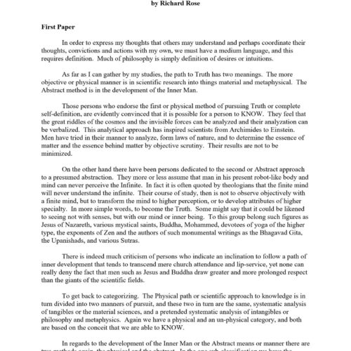 Rose,Richard,The path to truth - Imagen 1