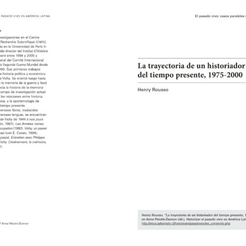Rousso,Henry,Sobre el gobierno de Vichy - Imagen 1