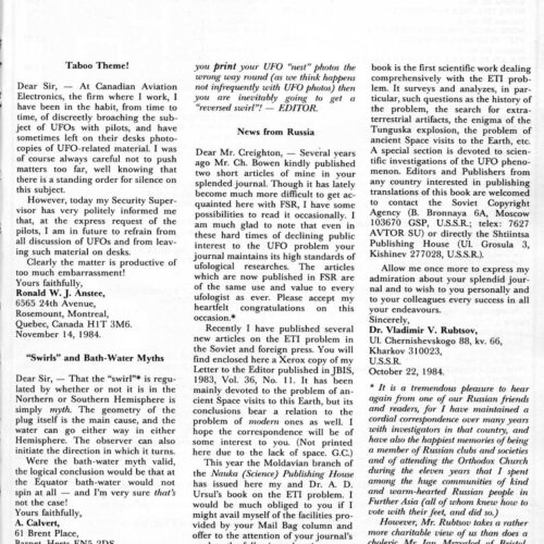 Rubtsov,Ufology in Russia,FSR85V30N3 - Imagen 1