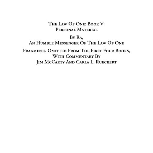 Rueckert,Law of One-5 - Imagen 1