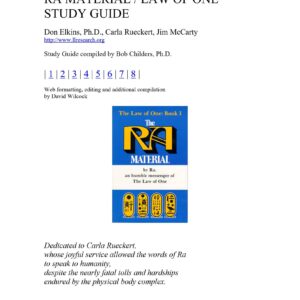 Rueckert,Law of One,Study Guide