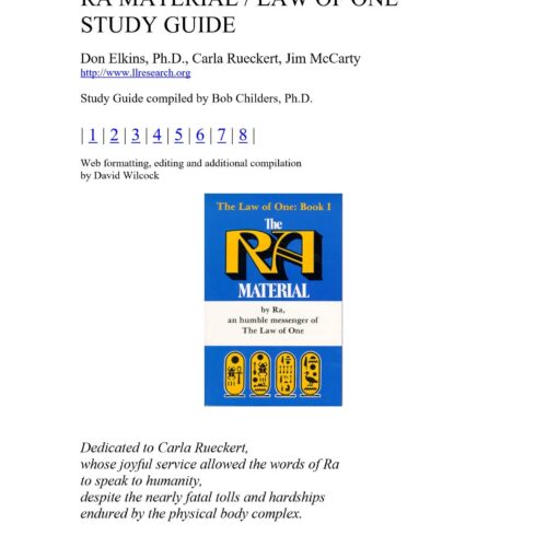 Rueckert,Law of One,Study Guide - Imagen 1