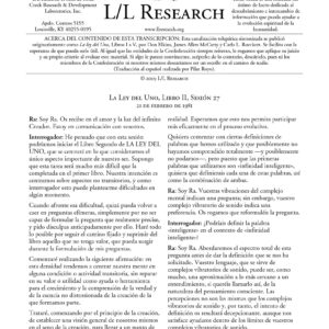 Rueckert,Material de Ra.Ley del Uno.Libro II