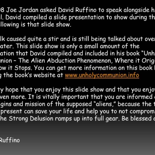 Ruffino,David,Unholy communion,The alien abduction phenomenon - Imagen 1
