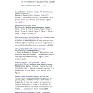 Russell,Bertrand,Misticismo y logica