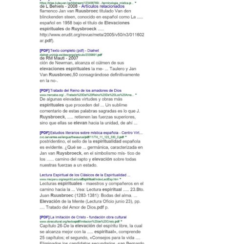 Ruysbroeck,Elevaciones espirituales - Imagen 1