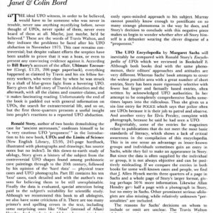Sachs-Story,Encyclopedia of UFOs,FSR81V27N2,Bord