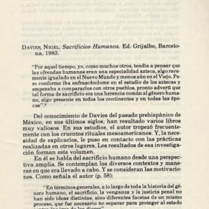 Sacrificios humanos,Nigel Davies-1