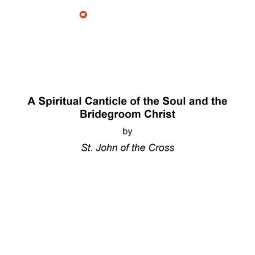 Saint John of the Cross,Canticle of the Soul - Imagen 1