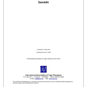 Samadhi,Bibliography,Trisha Lamb