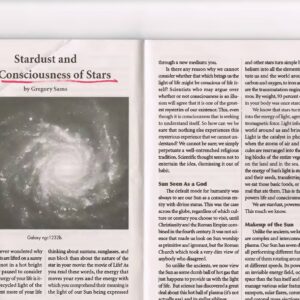 Sams,Stardust and consciousness of stars