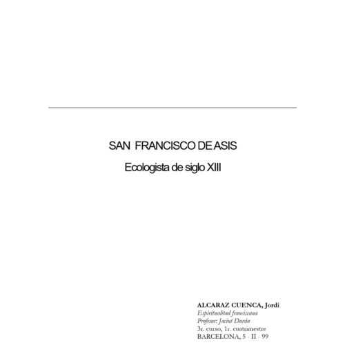 San Francisco de Asis,Cantico de las criaturas - Imagen 1