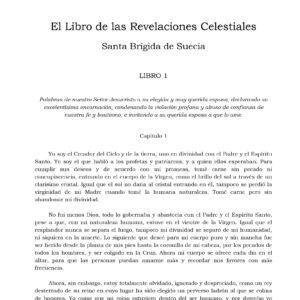Santa Brigida de Suecia,Revelaciones celestiales
