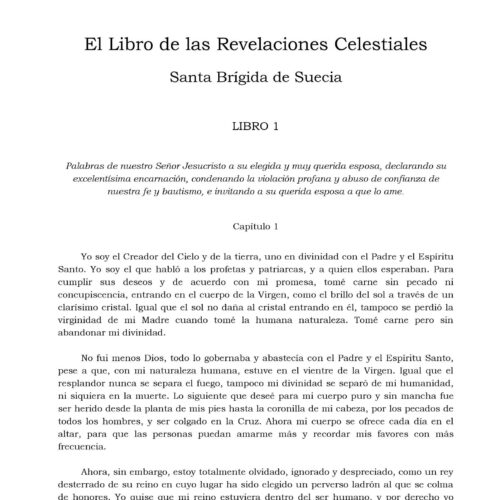 Santa Brigida de Suecia,Revelaciones celestiales - Imagen 1