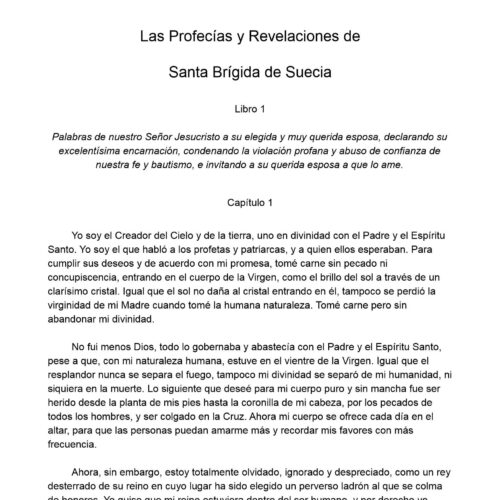 Santa Brigida,Profecias y revelaciones - Imagen 1