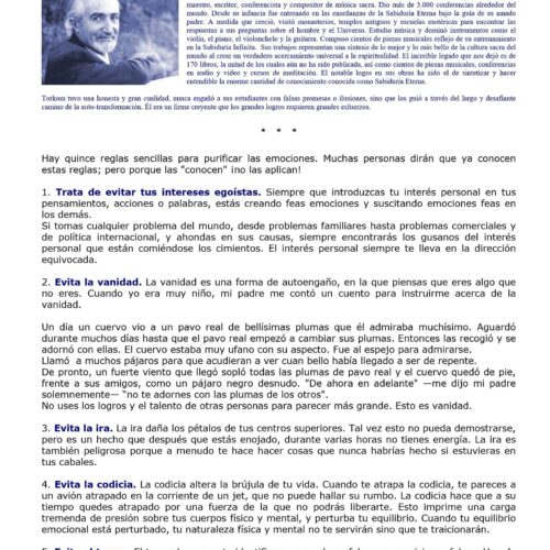 Saraydarian,Quince reglas para purificar las emociones - Imagen 1
