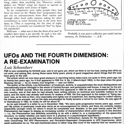 Schoenherr,Fourth Dimension,Re-examination,FSR85V31N1 - Imagen 1