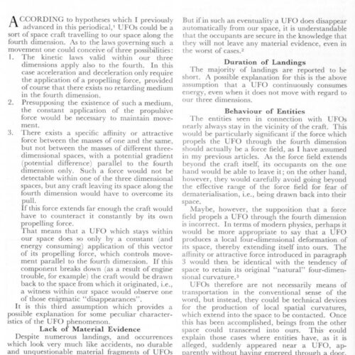 Schonherr,UFOs and Fourth Dimension-3,FSR65V11N6 - Imagen 1