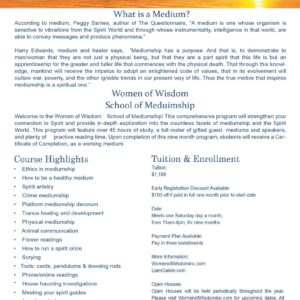 School of mediumship,Liam Galvin