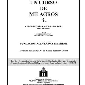 Schucman,Curso de Milagros-2