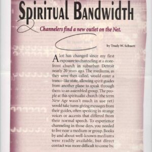 Schuett,Channelers on the Net