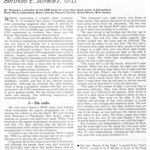 Schwarz,Contactees 1958,New Jersey,FSR72V18N4 - Imagen 1