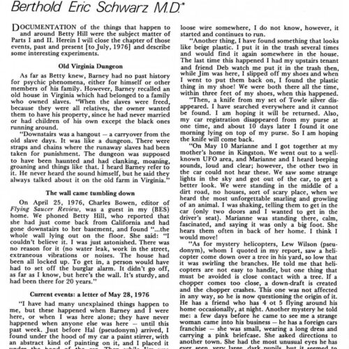 Schwarz,Talks with Betty Hill-3,FSR79V23N4 - Imagen 1