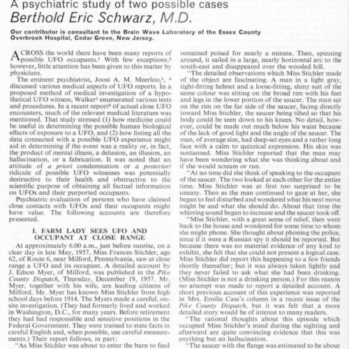 Schwarz,UFO Occupants,FSR69V15N5 - Imagen 1