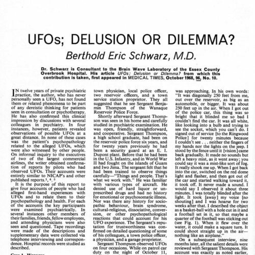 Schwarz,UFOs,Delusion or Dilemma,FSR-SI 1969 N 2,Beyond Condon - Imagen 1
