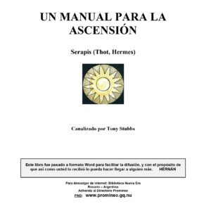 Serapis,Manual de Ascension
