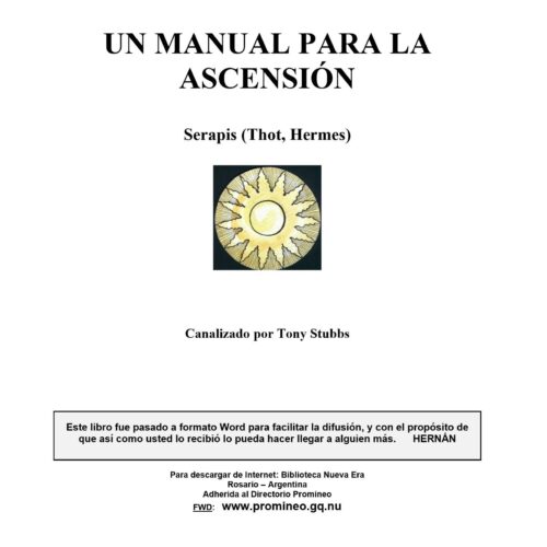 Serapis,Manual de Ascension - Imagen 1