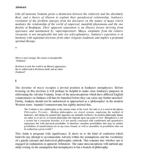 Shankara,Doctrine of Maya - Imagen 1