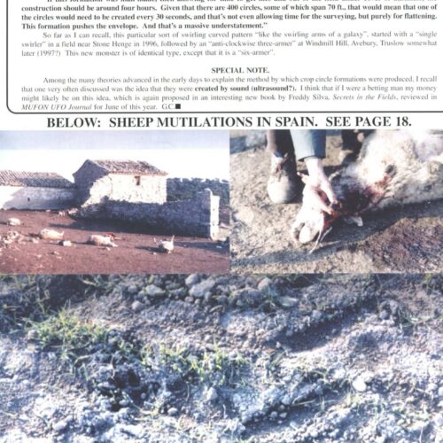Sheep Mutilations 1999,Spain-2,FSR2001V46N3 - Imagen 1